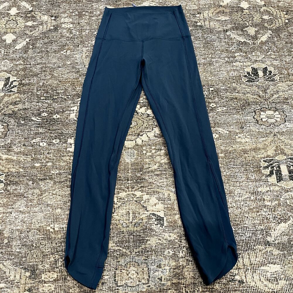 Lululemon Align Pant 25" *Petal Night Diver Leggings Women's Size 4